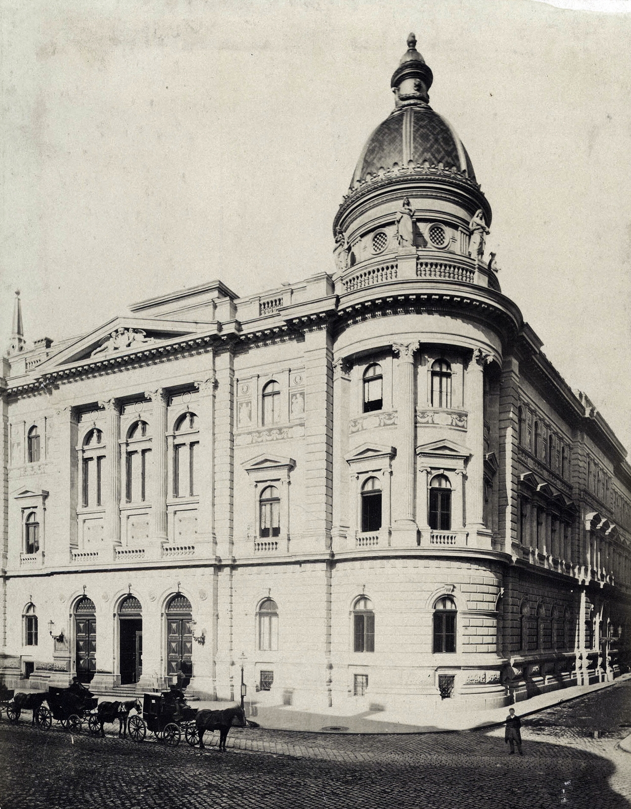 ELTE Egyetemi Könyvtár és Levéltár épülete 1875 körül