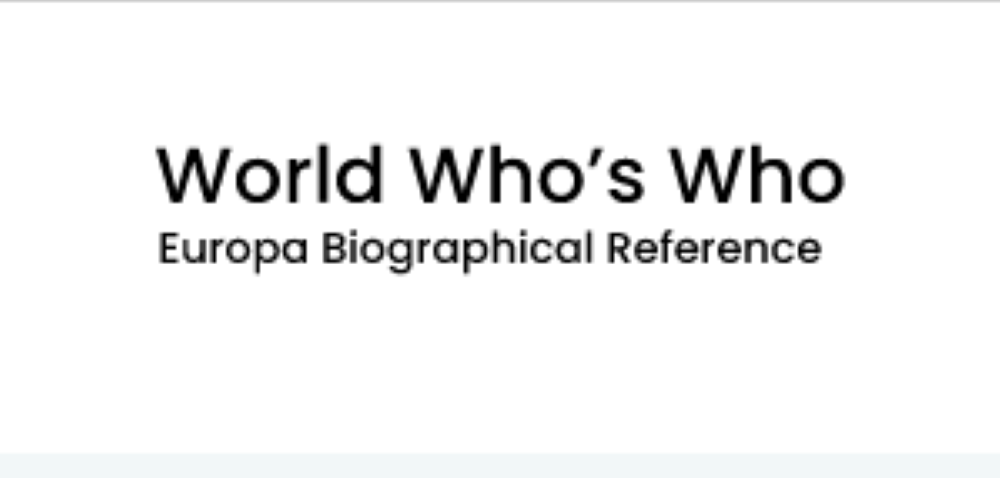 World Who’s Who online adatbázis