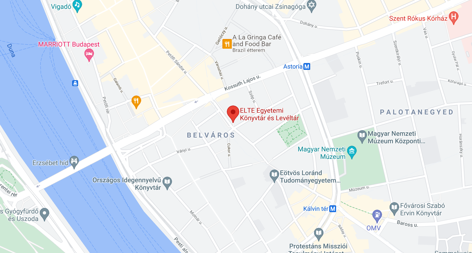 Megközelítés Google Maps térképen